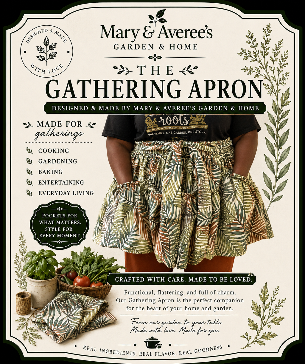 Garden Gathering Apron