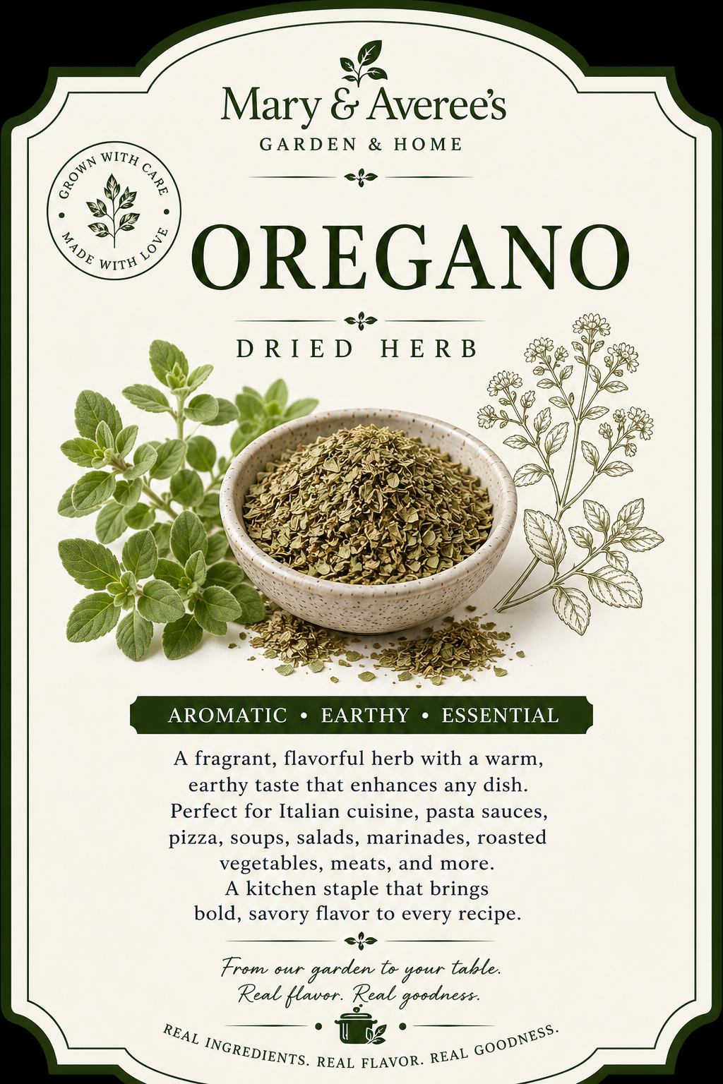 Homemade Oregano