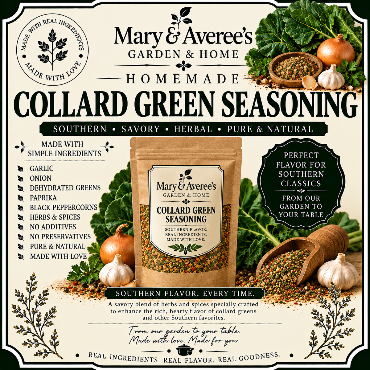 Homemade Collard Green Seasoning