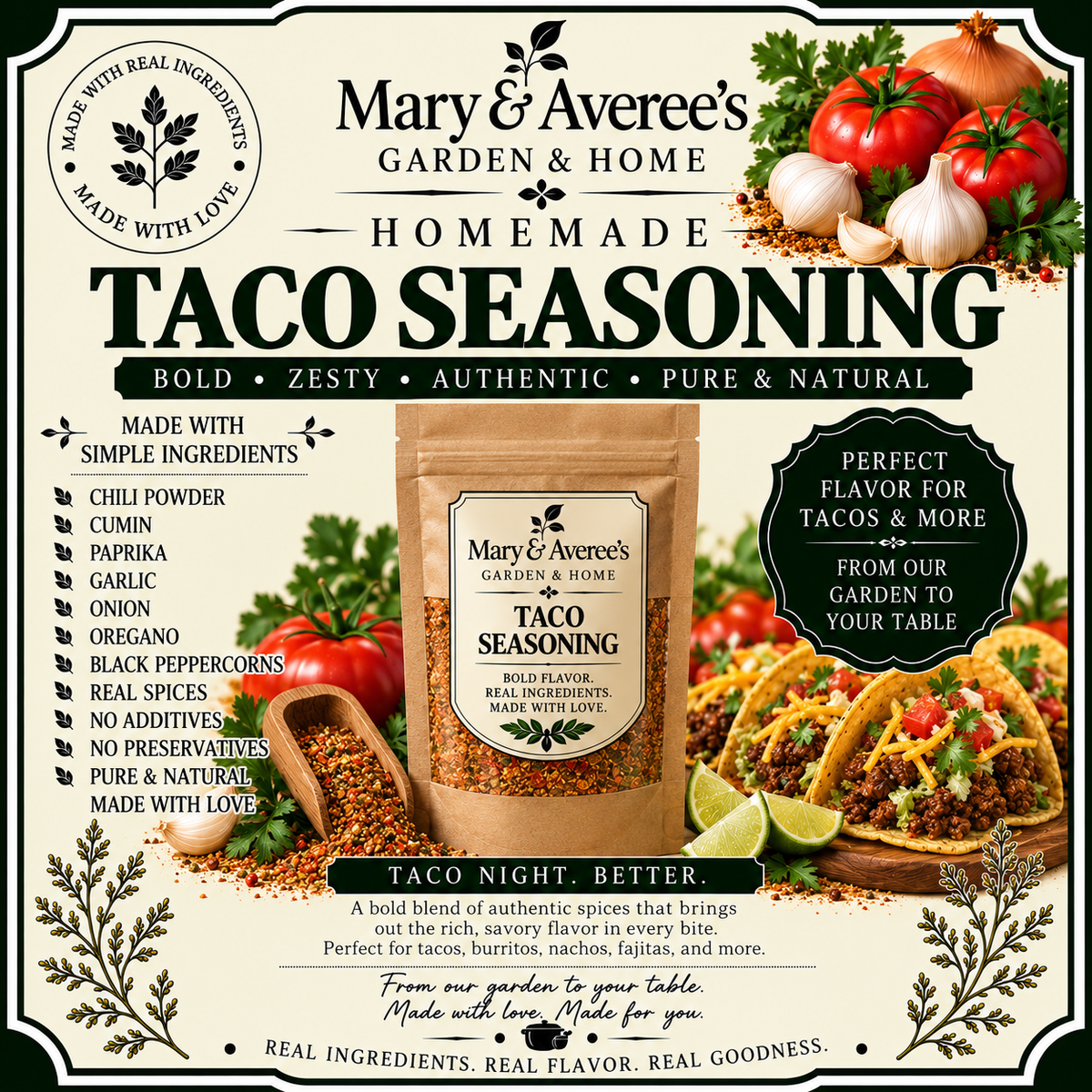 Homemade Taco Seasoning