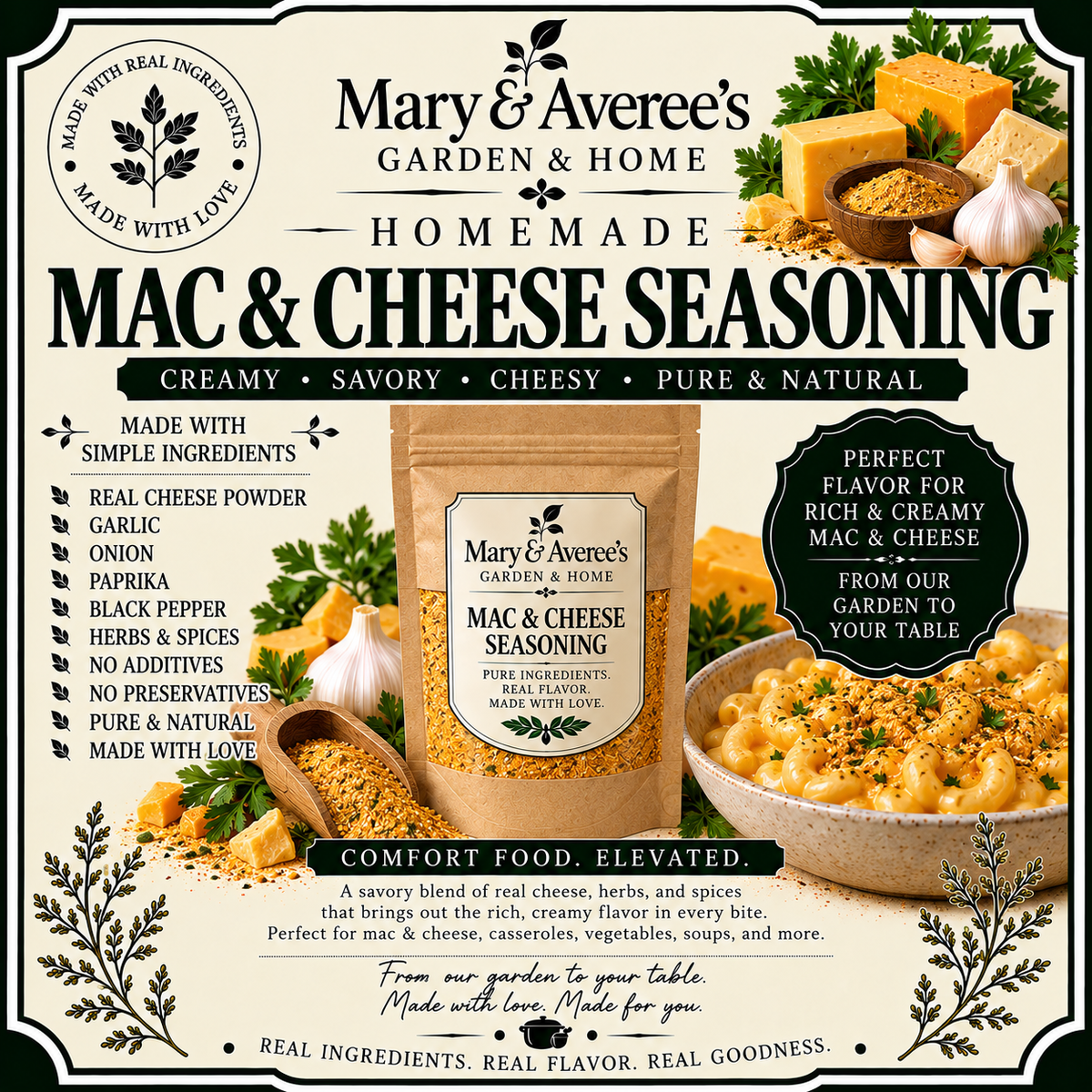 Homemade Mac & Cheese Seasoning