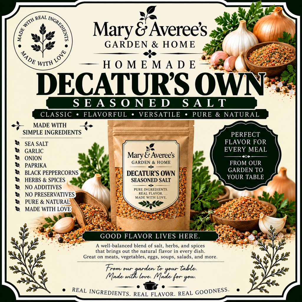 Homemade Decatur’s Own Seasoned Salt
