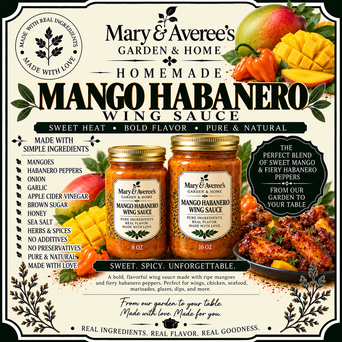Mango Habanero Wing Sauce