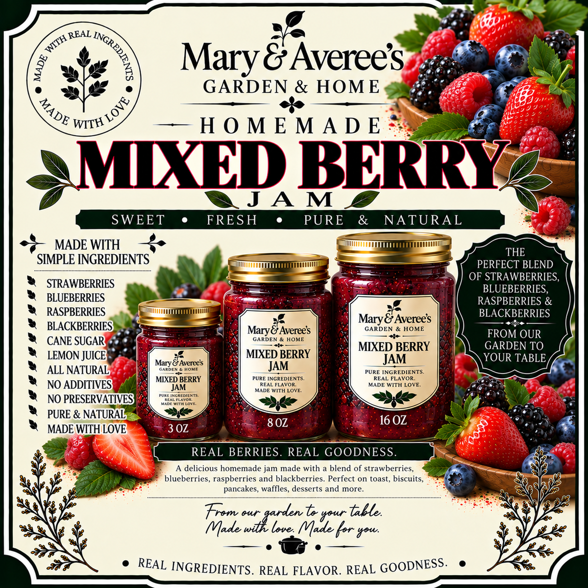 Mixed Berry Jam