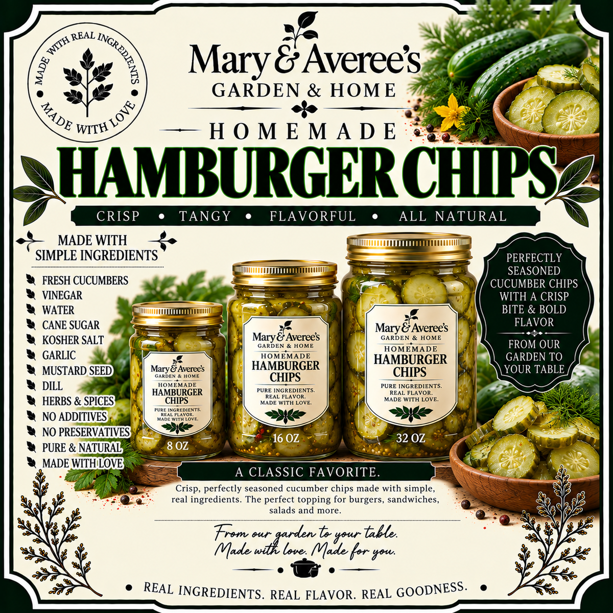 Homemade Hamburger Chips