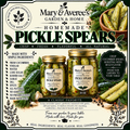 Homemade Pickle Spears